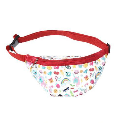 Transparent PVC Tasche Einhorn Rot Mädchen