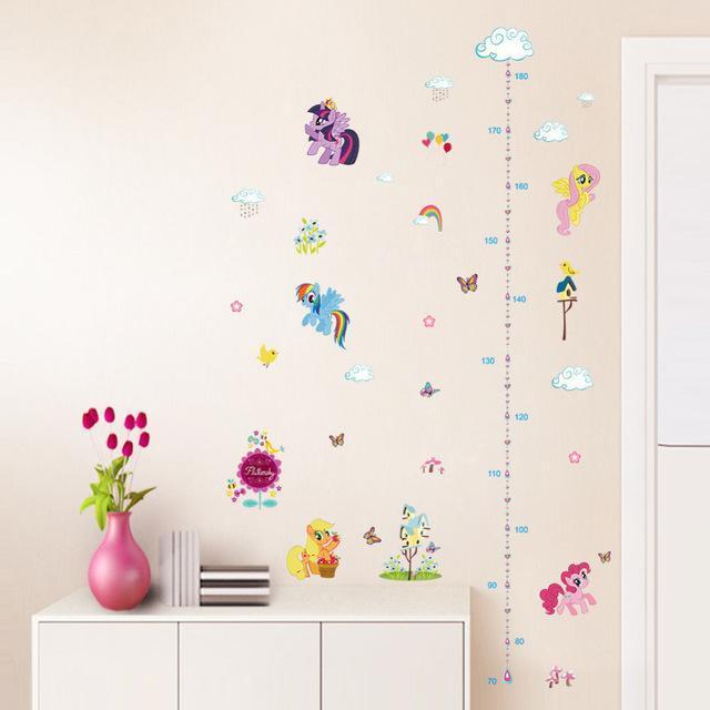 Aufkleber Kinder Einhorn Messung