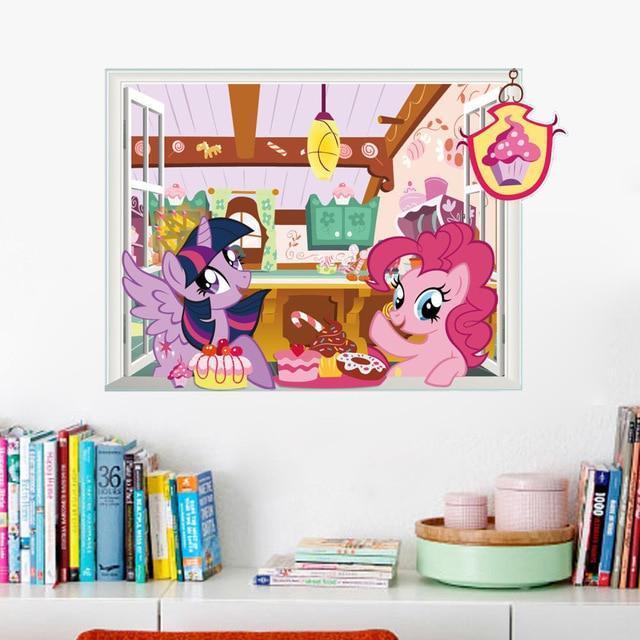 Aufkleber Einhorn Kawaii Zimmer
