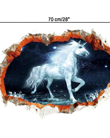 Aufkleber Fototapete Dekoration Einhorn