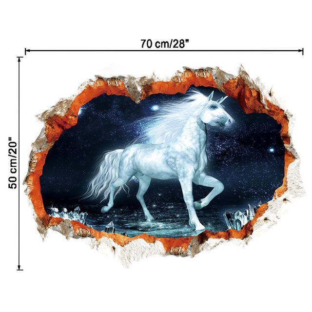 Aufkleber Fototapete Dekoration Einhorn
