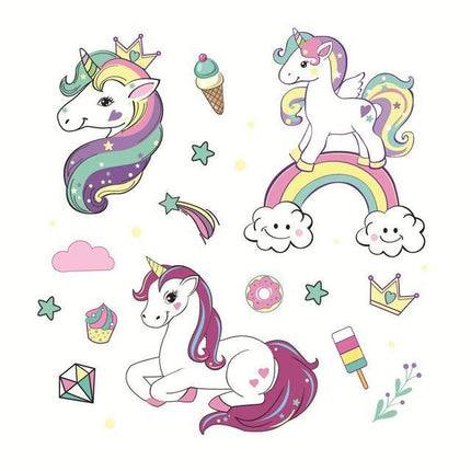 Einhorn Baby Wandaufkleber