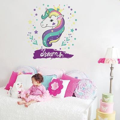 Aufkleber Einhorn Wandaufkleber Babyzimmer