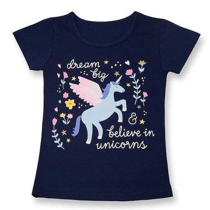T-shirt Kind Einhorn Blau