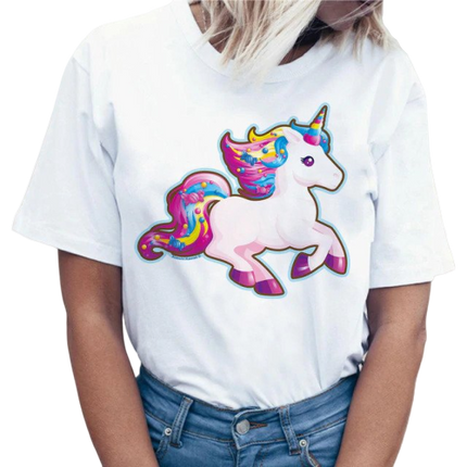 T-shirt Frau Einhorn Kawaii