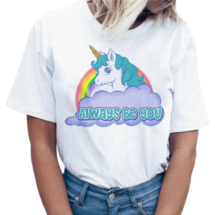 Emoji T-Shirt Einhorn