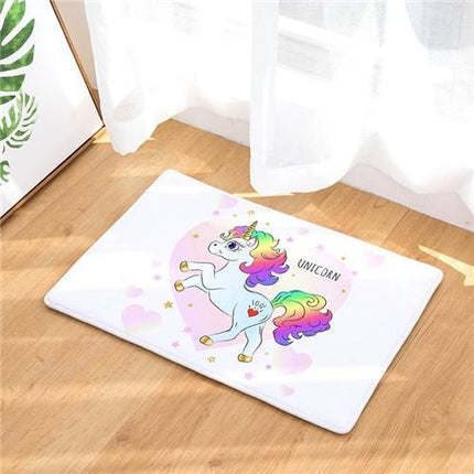 Einhorn Teppich Mehrfarbige Mähne
