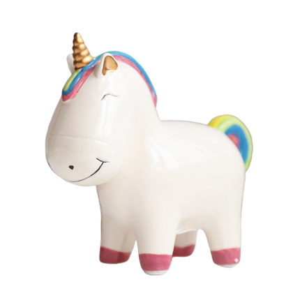 Einhorn Spardose Regenbogen