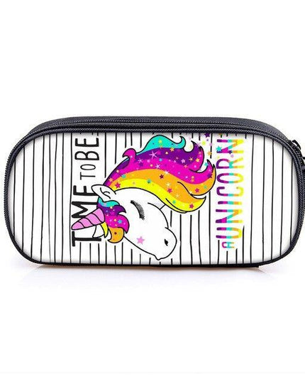Einhorn Federtasche mit Fächern