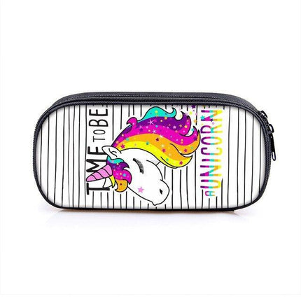 Einhorn Federtasche mit Fächern
