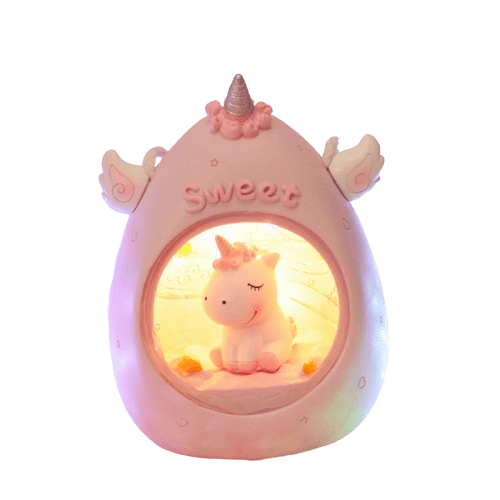 Einhorn Nachtlicht Rosa