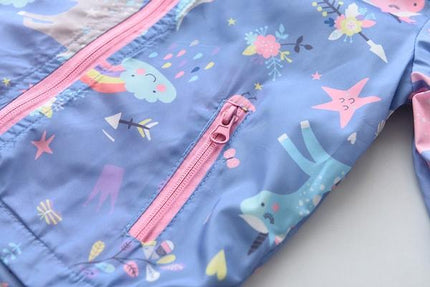 Kawaii Einhorn Kind Jacke
